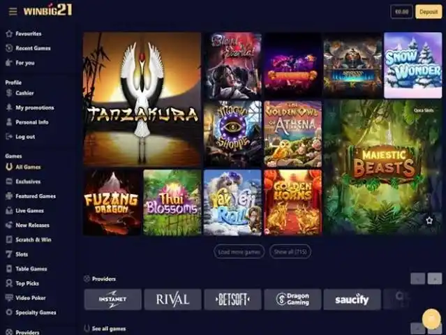 WinBig21 Casino casino review section 3